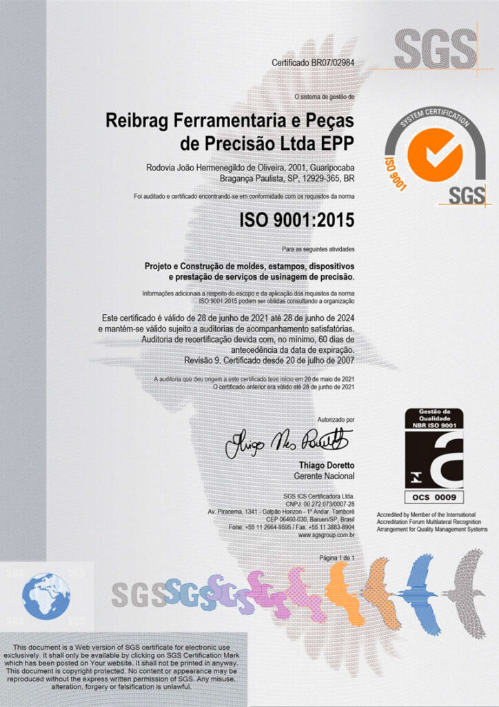 CERTIFICADO ISO 9001