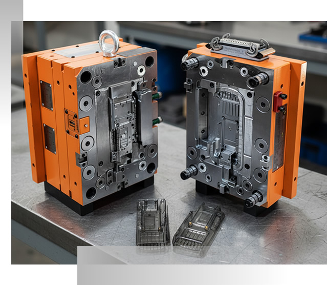 Peças para moldes plásticos